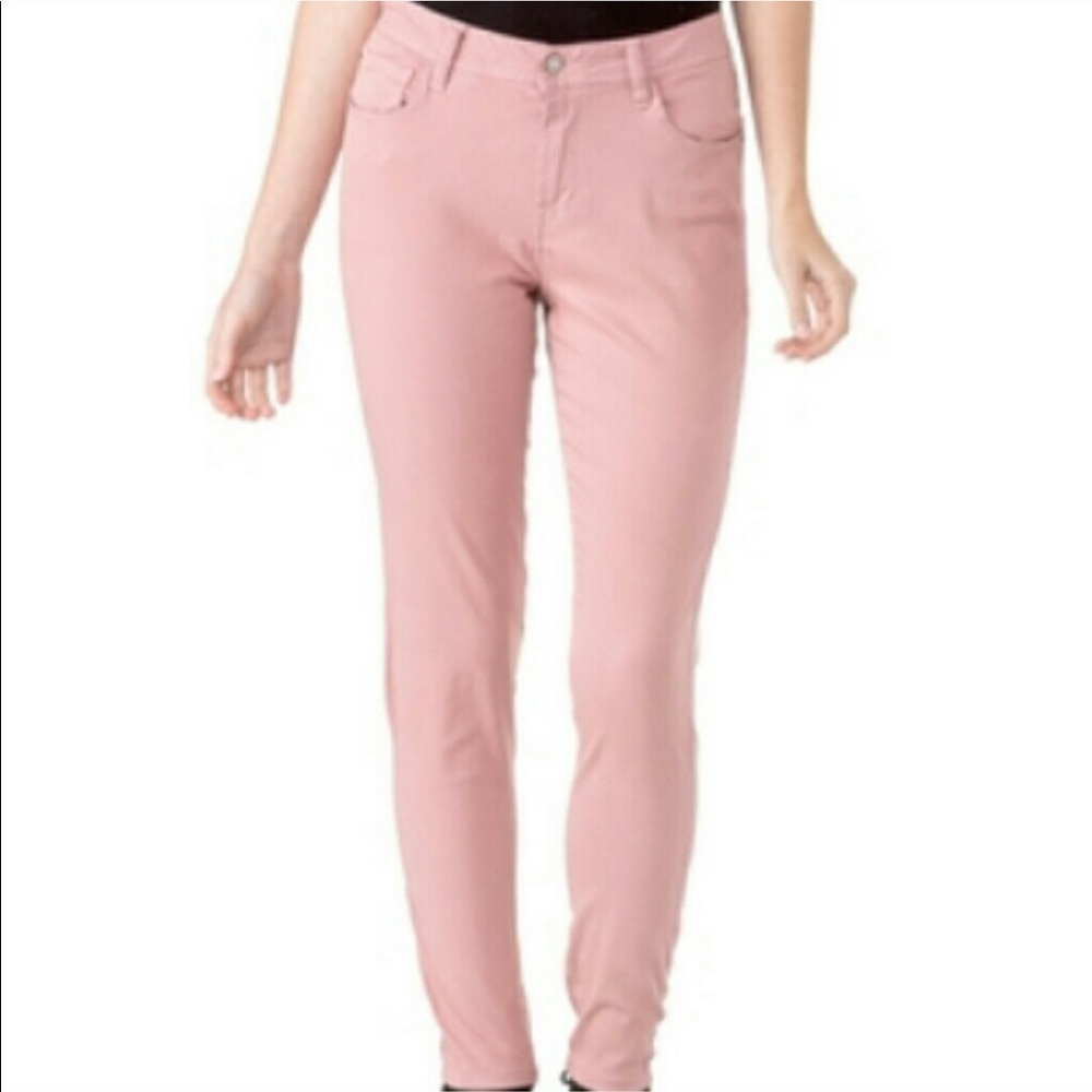 Kensie Ankle Biter blush jeans
